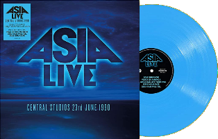 Asia - 2019 Live - Central Studios 23rd June 1990 - Blue vinyl LP  - 140 kr.